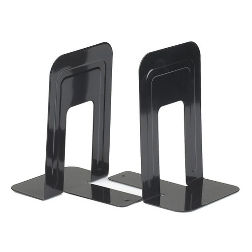 EPL Heavy Duty Bookends , 1 Pair , (8 inch) size 135 x 88 x 200mm Black (2pcs)