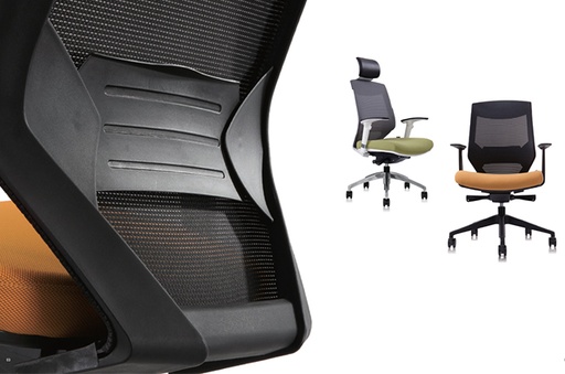 Sunon Vogue High Back Ergonomic Chair , Mesh , Black