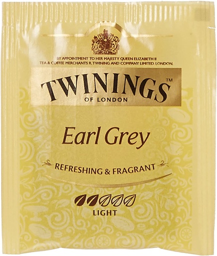 TWININGS EARL GREY 50 TEA BAGS (Pack of 6)