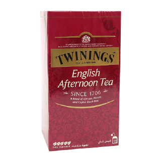 TWININGS ENGLISH AFTERNOON 25 TEA BAGS
