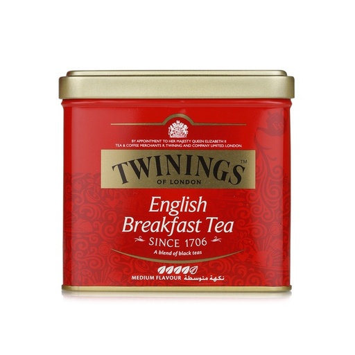 TWININGS ENGLISH BREAKFAST TIN  200 GM