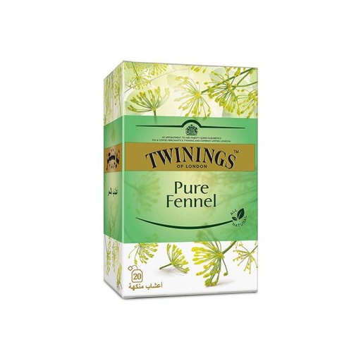 TWININGS INFUSO PURE FENNEL 20 TEA BAGS (PACK OF 6)