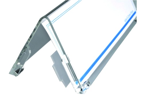 Tecnostyl ACW03-4 A-Shape Name Card Holder - Transparent, 5cm x 12cm