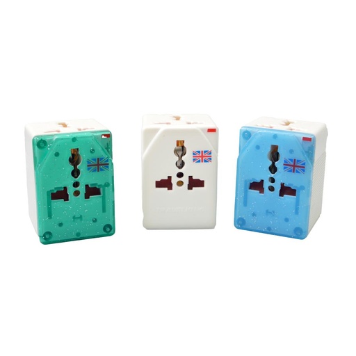 Terminator TMA 3TR7 3-way Travel Adaptor , Assorted Colors (Box of  10)