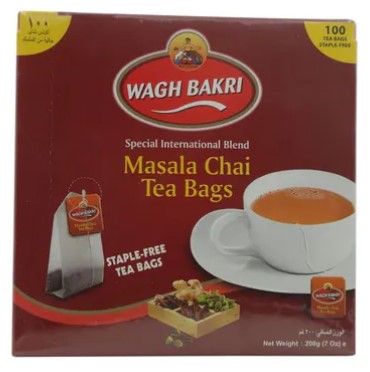 Wagh Bakri Masala Chai 100 Tea Bags