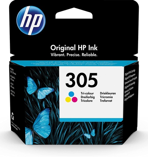 HP, 305 Tri-Color Original Ink Cartridge 50 ML