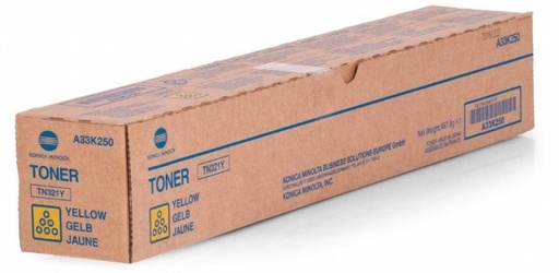 Konica Minolta TN321 Toner Cartridge Yellow (A33K290/250 )