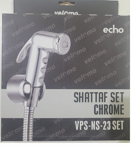 VELOMO Echo Toilet Bidet Shattaf Sprayer Set Chrome