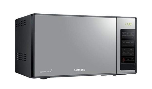 SAMSUNG MG402MADXBB Microwave Grill  With Ceramic Interior & Mirror Design , 40L Steel  (One Year Warranty)