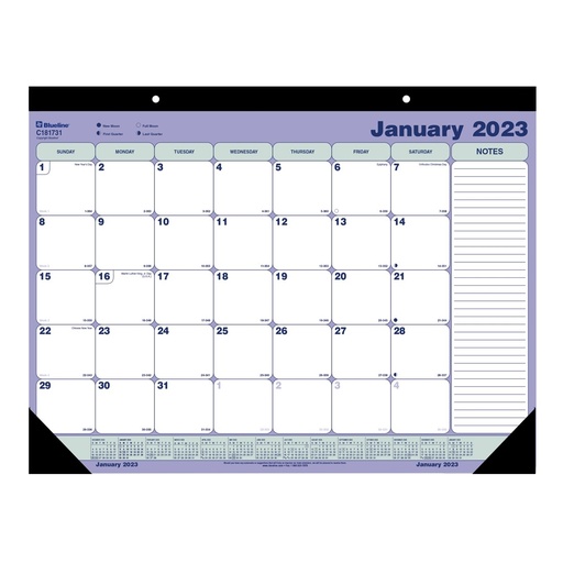 2023 Desktop Planner , A2 , Blue