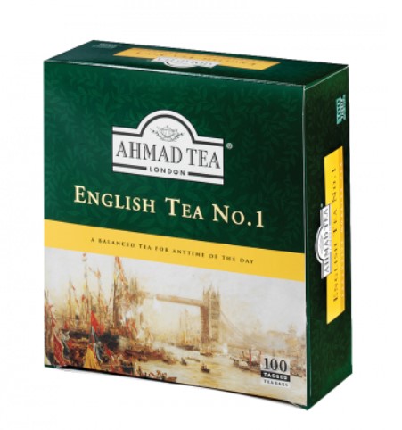 Ahmad Tea London English Tea no.1 - 100 tagged tea bags(AHT-002-0)