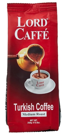 Lord Cafe Turkish Coffee Medium Roast 250 grams