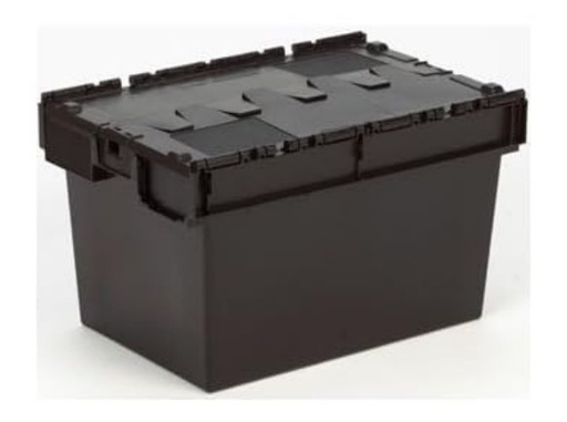 PALLETCO Document Container Black - 600x400x416mm
