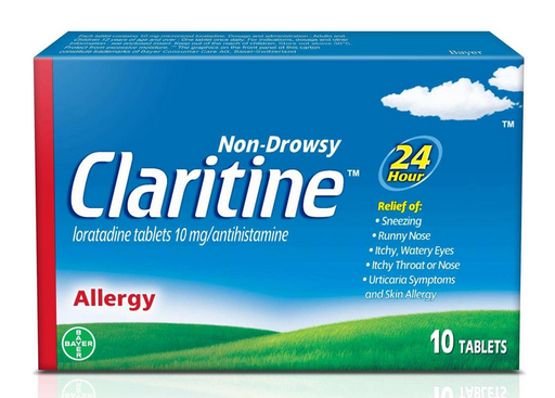 Claritine 24 Hour Non-Drowsy Allergy Tablets (Pack of 10)