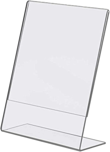 FIS ACRYLIC LEAFLET L-Stand A5 , Transparent