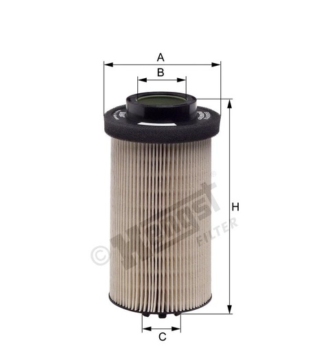 [E500KP02D36] E500KP02D36 HENGST DIESEL FILTER with Gasket Set