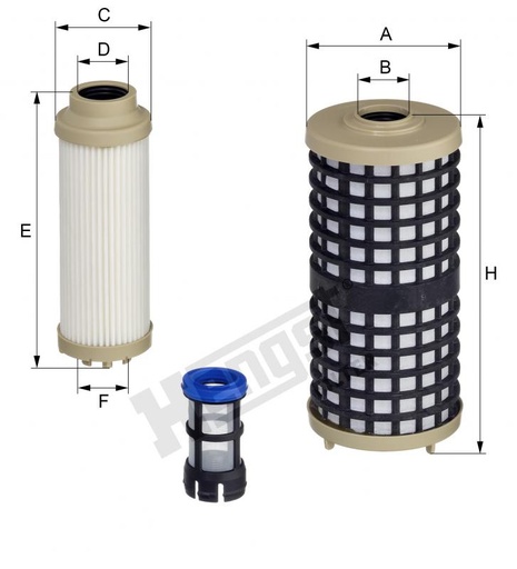 [E429KPD243-3] E429KPD243-3 HENGST FUEL FILTER SET