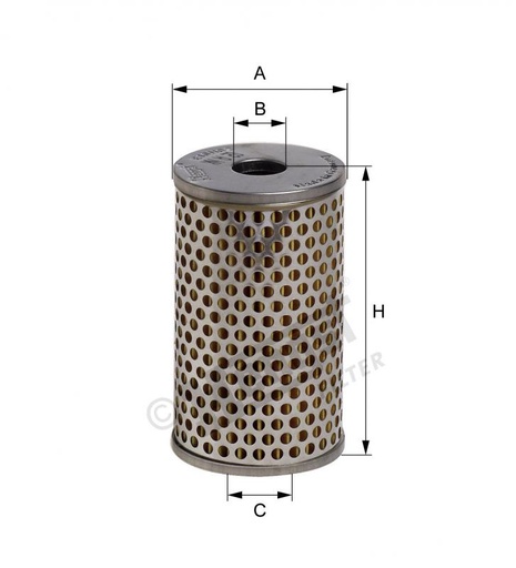 [E10H02] E10H02 HENGST OIL FILTER insert