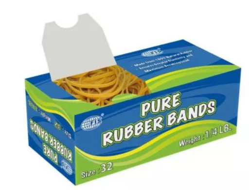 FIS FSRB32 Pure Rubber Bands 32 Size, 1/4 LB