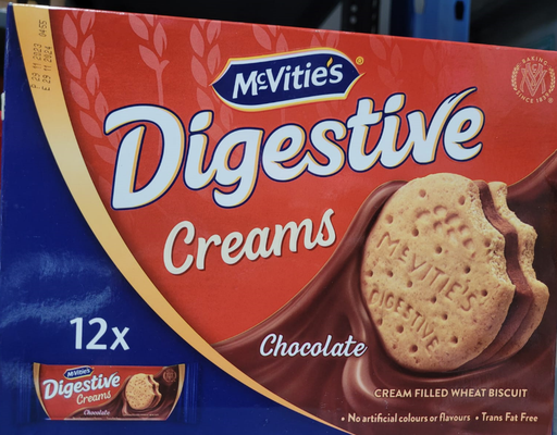 McVitie's Digestive Creams Chocolate 40g x 12 pieces