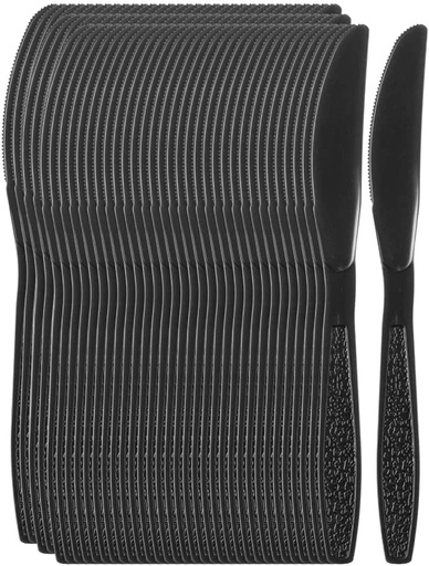 ADY Heavy Duty Disposable Knife, Black (Pack of 50)  x 40 packs