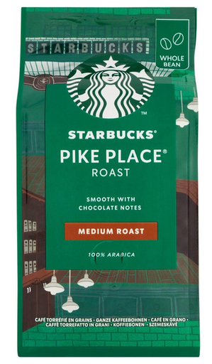 Starbucks Pike Place Medium Roast Coffee Beans 200g