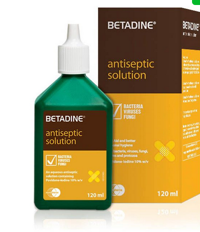 Betadine Antiseptic Solution 120ml