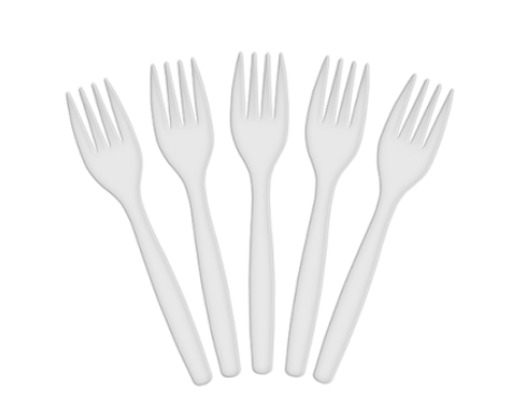 Super Touch Heavy Duty Plastic Table Forks , White  ( Pack of 50 ) x 40 Packs  ( 2000pcs)