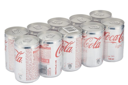 Coca-Cola Light 150ml Can (Pack of 10)
