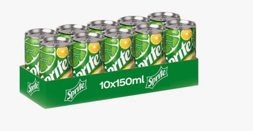Sprite Soft Drink Mini Cans 150ml (Pack of 10)