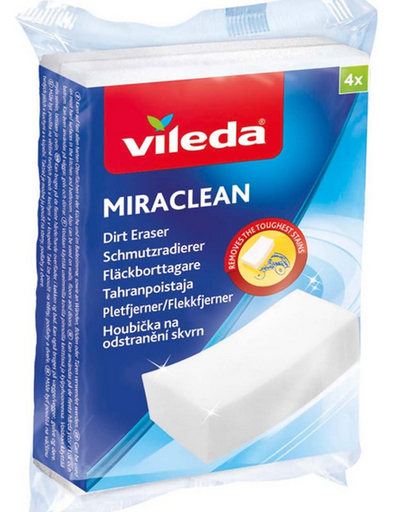 Vileda Miraclean Magic Sponge Dirt Eraser Pad (Pack of 4)