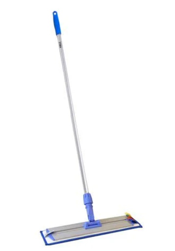 Ecomop Microfiber Velcro Mop Full Set , with Stainless Steel Handle , 47cm
