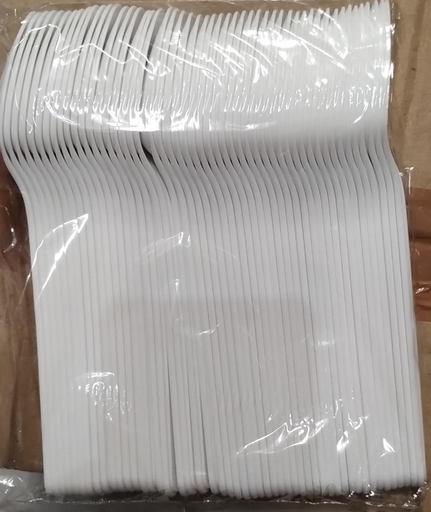 Super Touch Heavy Duty Plastic Table Spoons , White  ( Pack of 50 )
