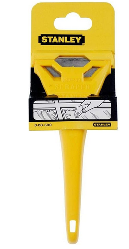 Stanley 0-28-590 ,170 mm Window Scraper , Yellow