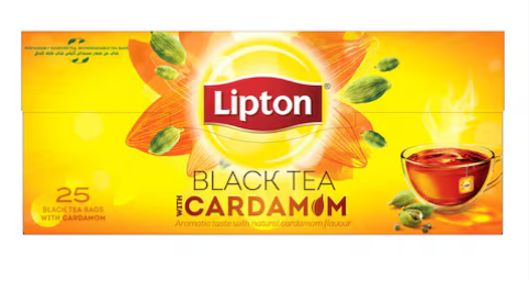 Lipton Flavoured Black Tea - Cardamom, 25 Bags