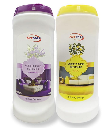 Tremax Carpet and Room Air freshener Powder Lemon + Lavender 600g ( Pack of 2)