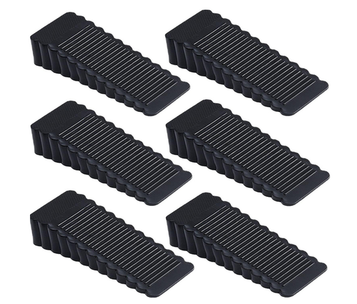AMZ SDRSP03-BK-6P Anti-Slip Rubber Door Stopper ( Pack of 6)