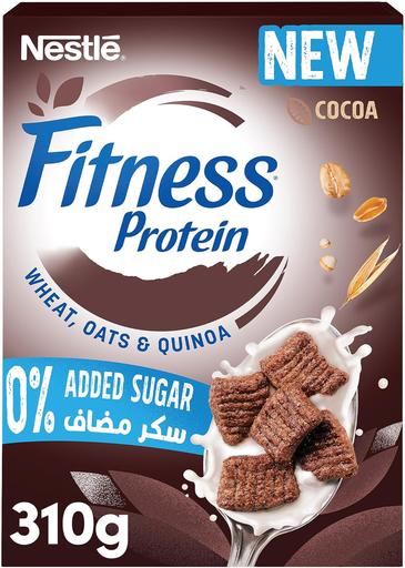 Nestle Fitness No Added Sugar Chocolate Protein, 310g
