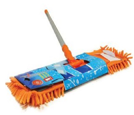 AKC DC06 Microfiber Dust Control Mop with Stick, 40cm