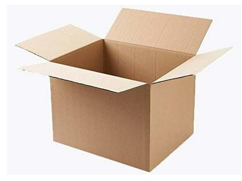 ALNOOF Brown Carton /Packaging Box , 3ply  ( 45x45x45) Pack of 10