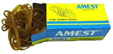 AMEST Pure Rubber Bands, No.64(100grams)
