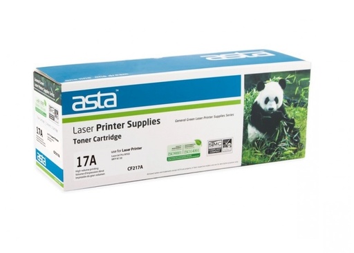 ASTA HP 17A (CF217A) Compatible Printer Toner Cartridge - BLACK