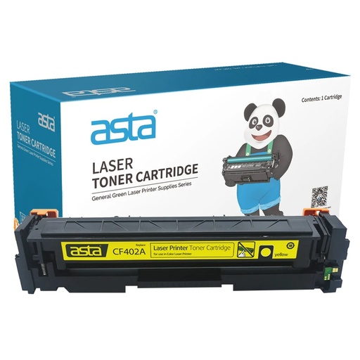 ASTA HP 201A (CF402A) Compatible Printer Toner Cartridge - YELLOW