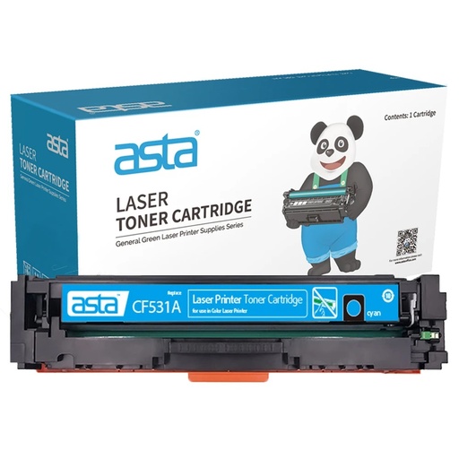 ASTA HP 205A (CF531A) Compatible Printer Toner Cartridge - CYAN