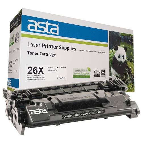 ASTA HP 26X (CF226X) Compatible Printer Toner Cartridge - BLACK