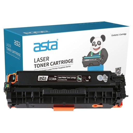 ASTA HP 304A (CC530A) Compatible Printer Toner Cartridge - BLACK