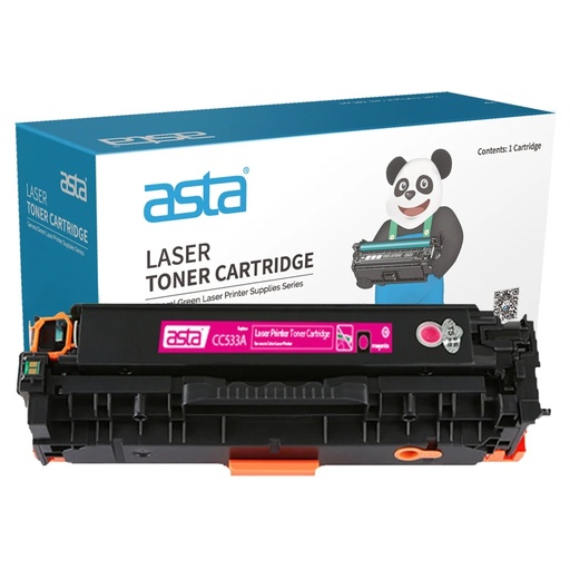 ASTA HP 304A (CC533A) Compatible Printer Toner Cartridge - MAGENTA