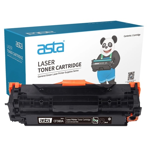 ASTA HP 312A (CF380A) Compatible Printer Toner Cartridge - BLACK