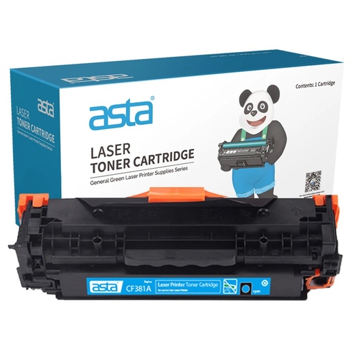 ASTA HP 312A (CF381A) Compatible Printer Toner Cartridge - CYAN
