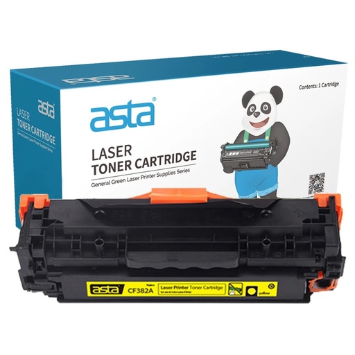 ASTA HP 312A (CF382A) Compatible Printer Toner Cartridge - YELLOW